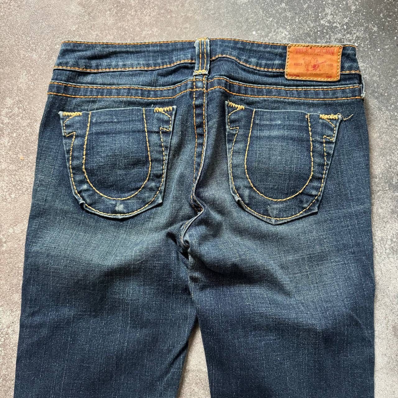 True Religion Y2K True Religion Washed Flared Jeans Size 29" - 8 Thumbnail