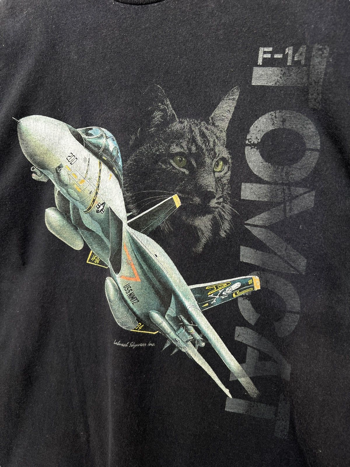 Other Vintage Y2K F14 Tomcat Fighter Jet USAF Tees Size US M / EU 48-50 / 2 - 3 Thumbnail