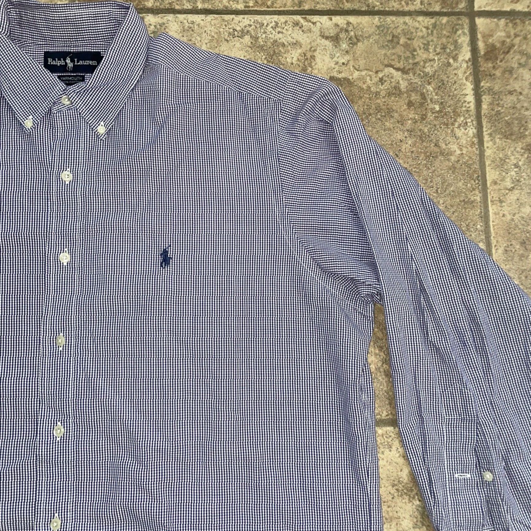 Ralph Lauren Ralph Lauren Yarmouth Button-Down Shirt Mens 16.5 100% cotton Blue Size US L / EU 52-54 / 3 - 2 Thumbnail