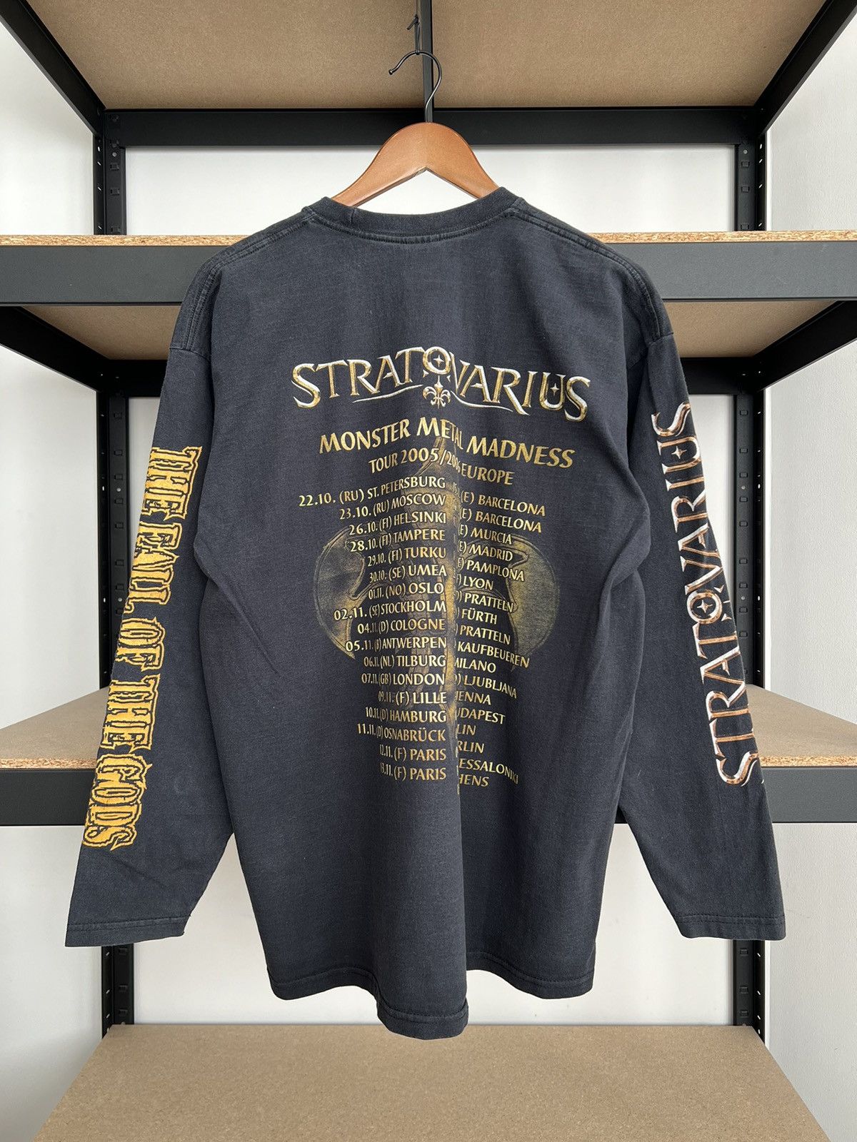 Band Tees Vintage 2005 Stratovarius Gotterdammerung Monster Metal Size US XL / EU 56 / 4 - 2 Thumbnail