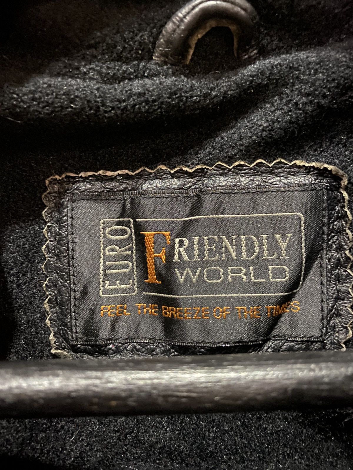 Other Vintage Euro Friendly World Leather Vest - Black Sleeveless Size US M / EU 48-50 / 2 - 7 Thumbnail