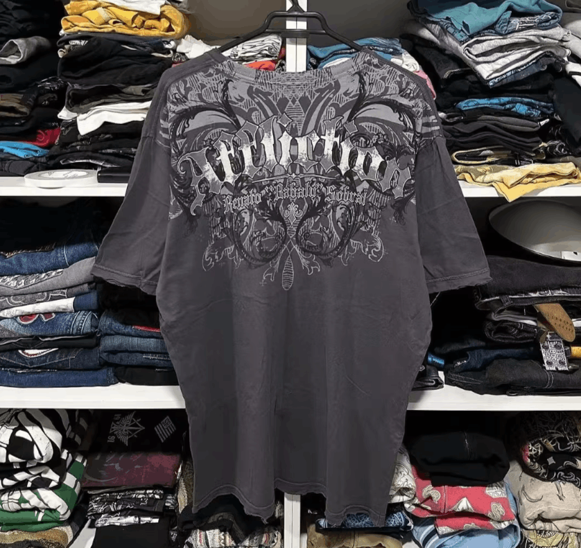 Japanese Brand street casual versatile short-sleeved top Size US XL / EU 56 / 4 - 8 Thumbnail
