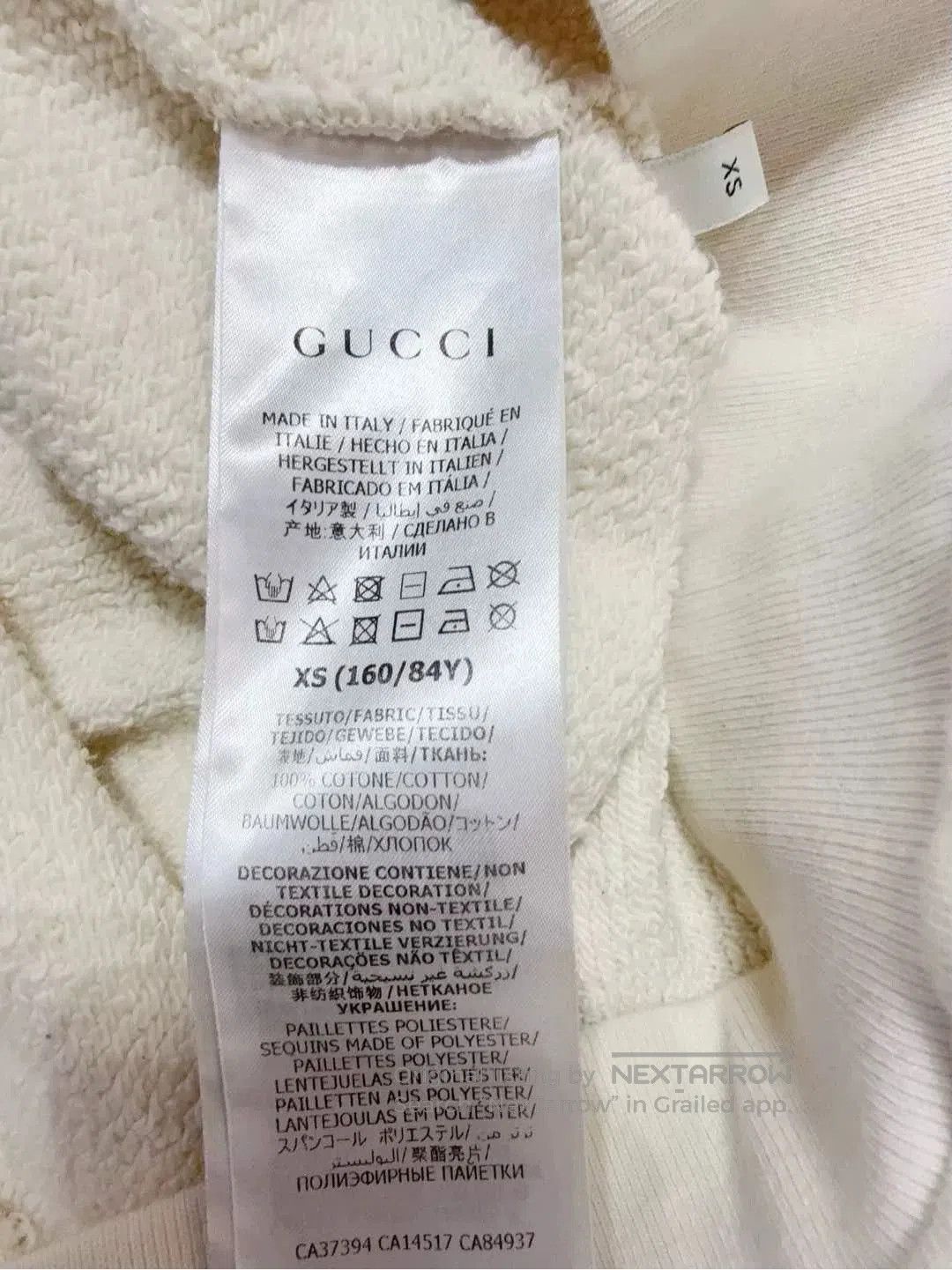 Gucci Gucci Apple Print Sweatshirt. Size XS / US 0-2 / IT 36-38 - 5 Thumbnail