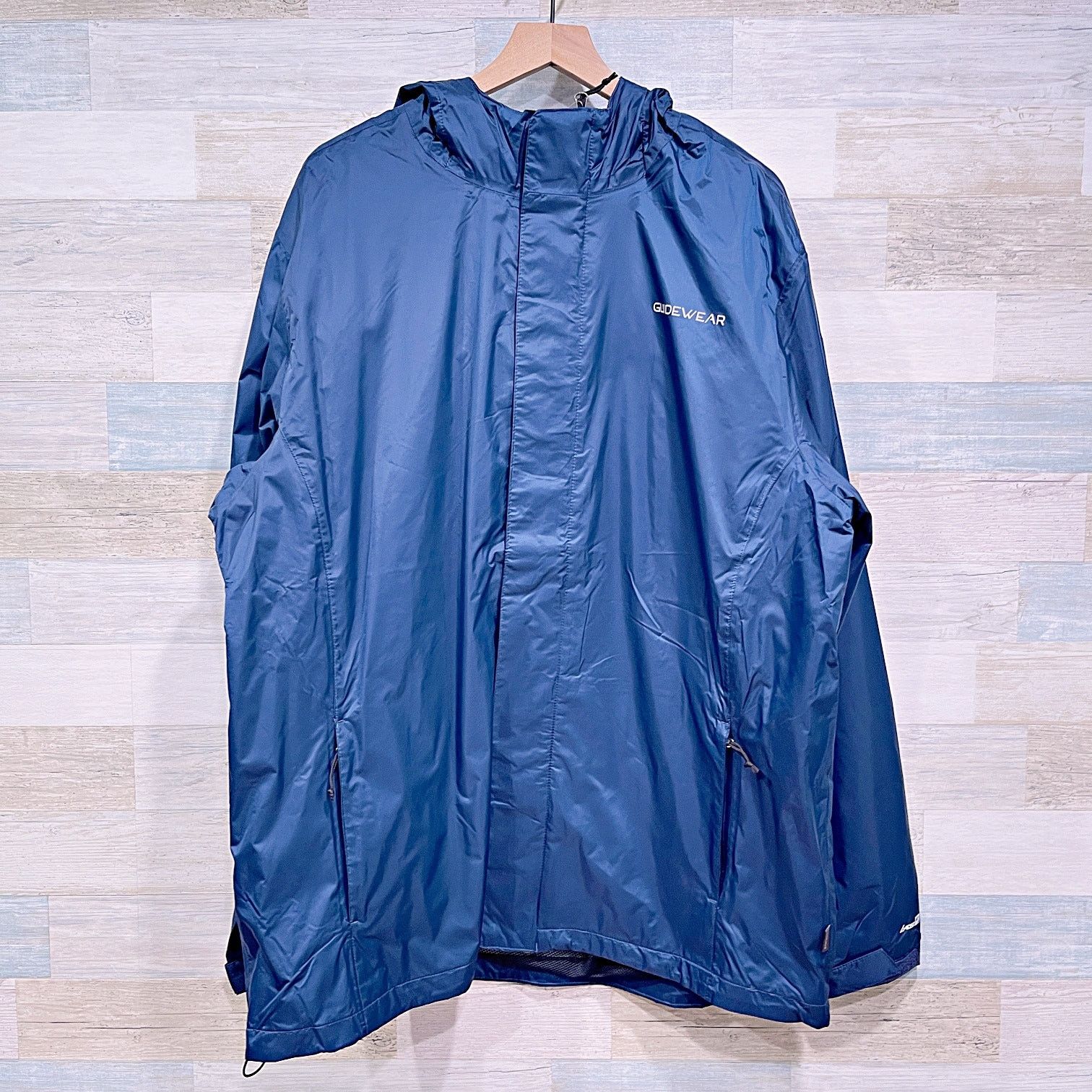 Bass Pro Shops × Cabelas Guidewear Rain Stopper Jacket Blue Mesh Lined Mens XLT Size US XL / EU 56 / 4 - 2 Thumbnail