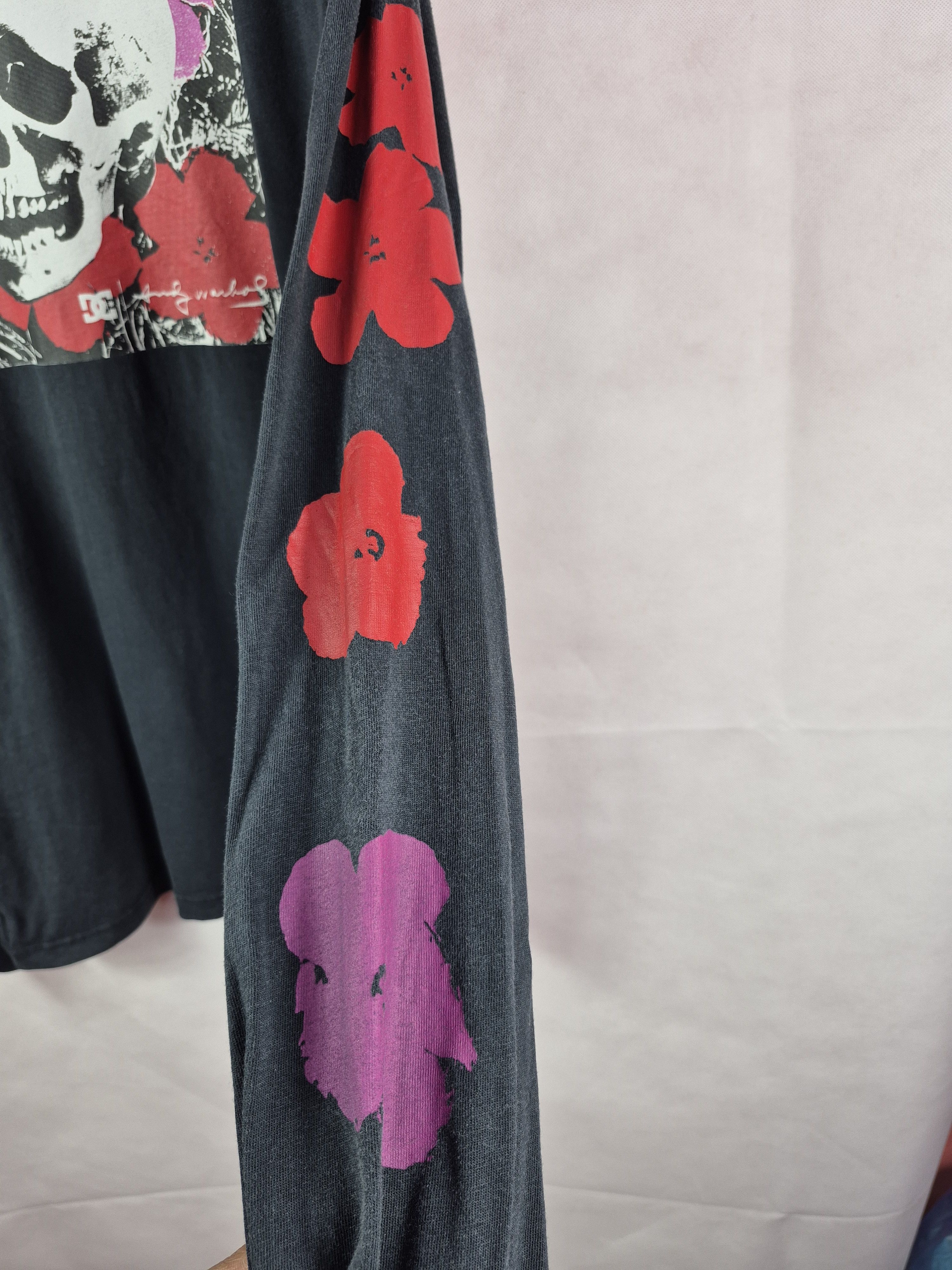 Andy Warhol 🔥 Andy Warhol x DC Skate Streetwear Skulls Pop Art Tee Size US L / EU 52-54 / 3 - 6 Thumbnail