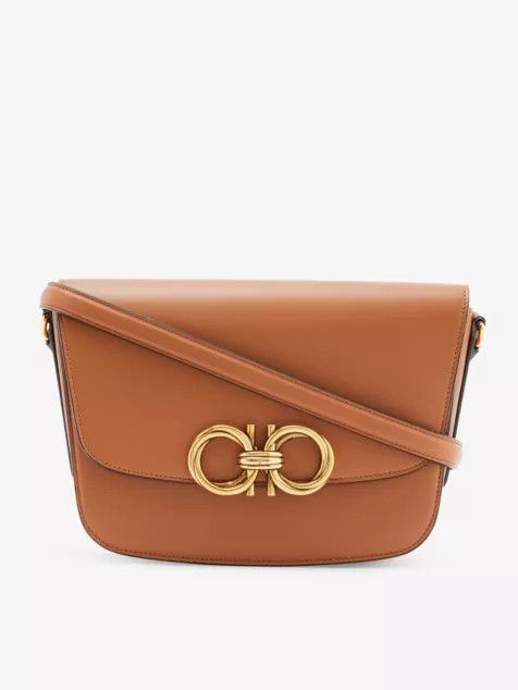 Salvatore Ferragamo o1s1rm1224 Size: OS / Trapezio Leather Crossbody Bag Size ONE SIZE - 1 Thumbnail