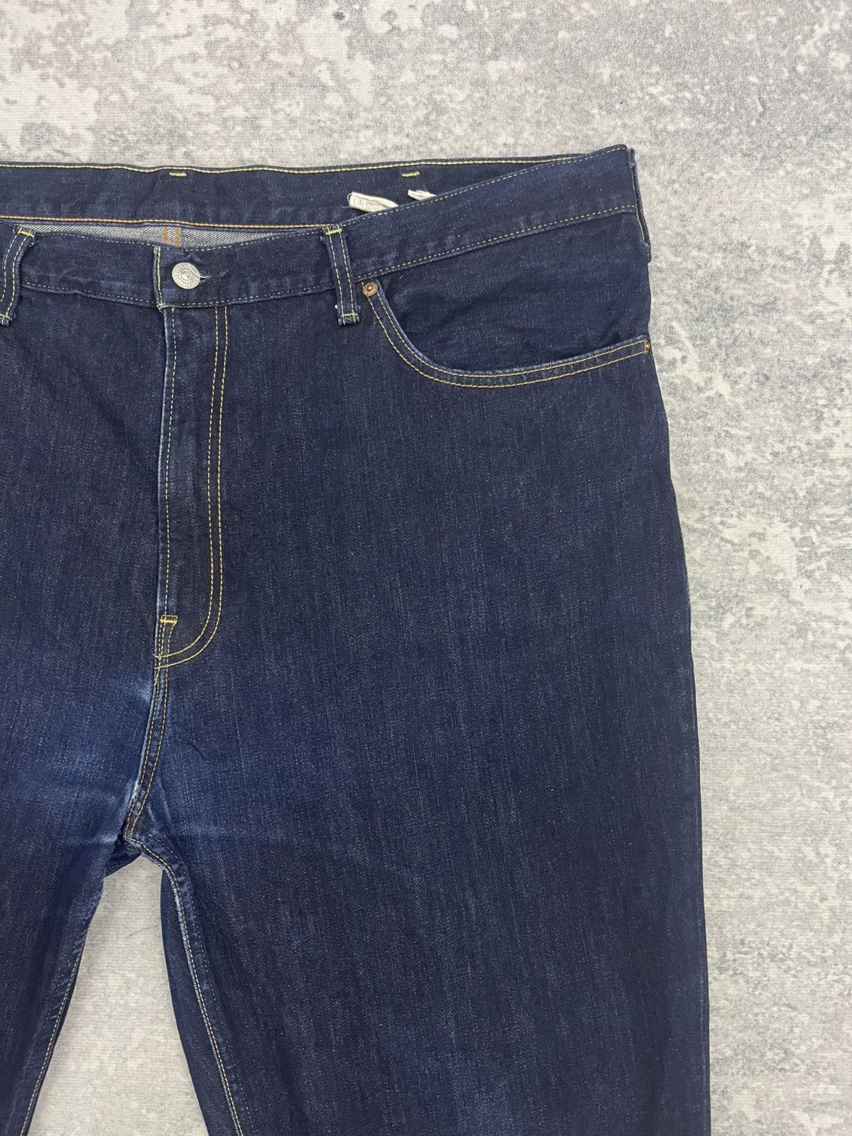 Levi's Vintage Levi's 502 Big E Selvedge Redline Denim Jeans Size US 44 / EU 60 - 3 Thumbnail