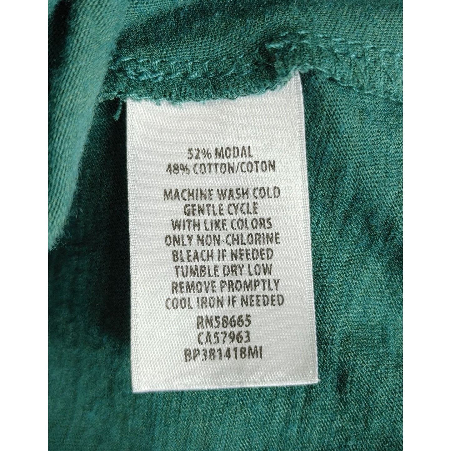 Other BP Green 1/2 Sleeve Front Knot Tie Scoop Neck Top Size L Size L / US 10 / IT 46 - 4 Thumbnail