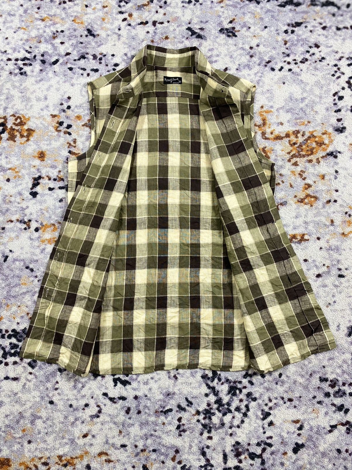 Margaret Howell × Vintage Margaret Howell vest flanel button up shirt Size US M / EU 48-50 / 2 - 3 Thumbnail