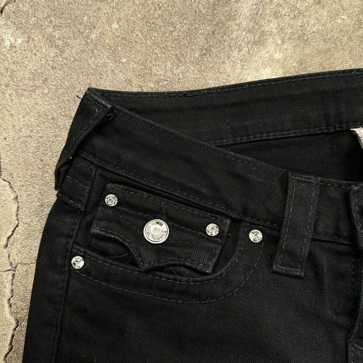 True Religion True Religion Black Pants Size 27" / US 4 / IT 40 - 6 Thumbnail