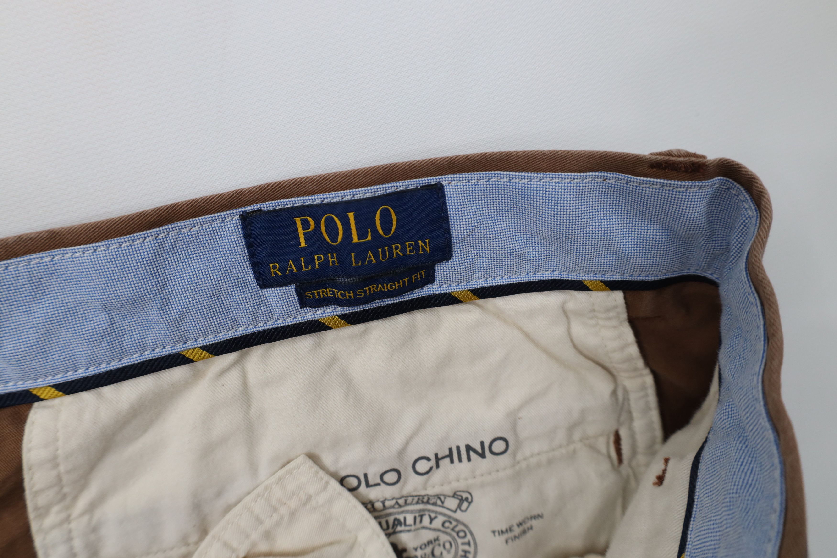 Ralph Lauren Vintage Y2K Ralph Lauren Straight Fit Chino Pants Brown Size US 32 / EU 48 - 8 Thumbnail