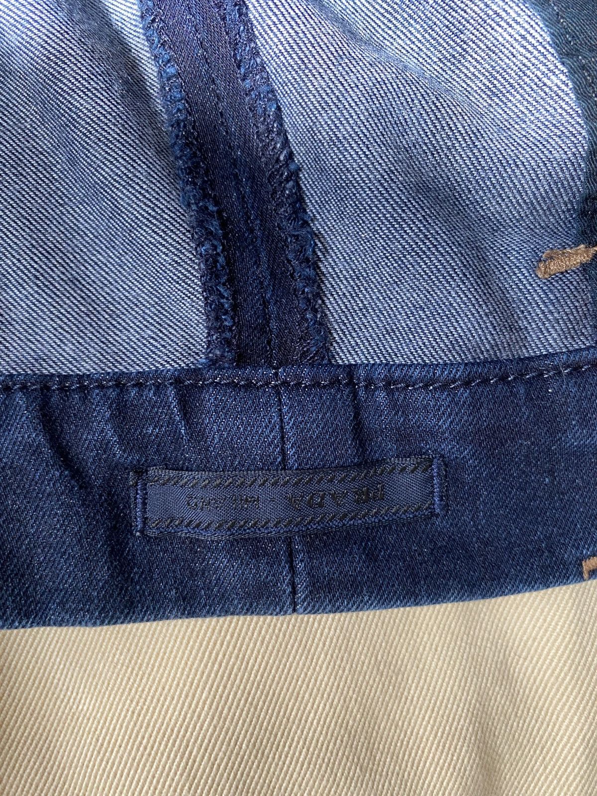 Prada 11ss stretch indigo denim slim trousers Size US 31 - 10 Thumbnail