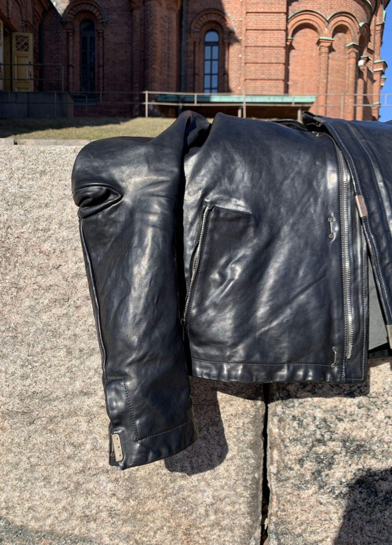 Carol Christian Poell LM/2498 CORS-PTC/10 SCARSTITCH LEATHER JACKET Size US M / EU 48-50 / 2 - 2 Thumbnail