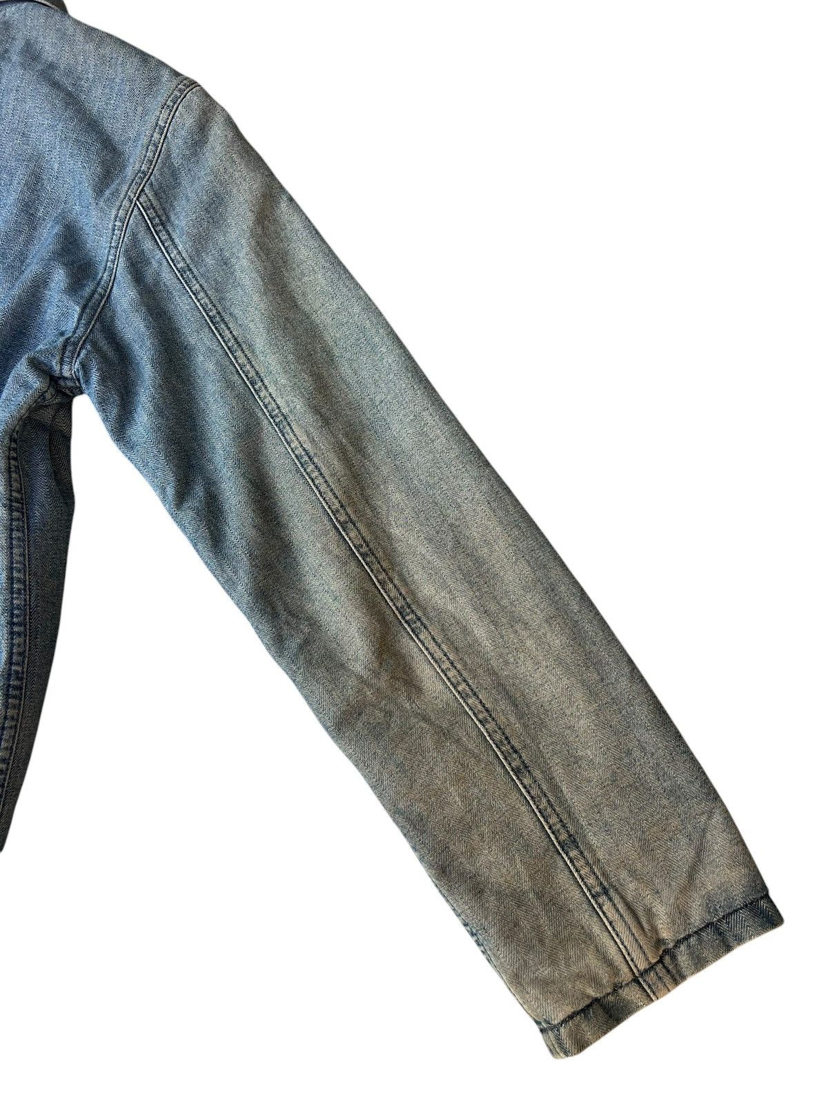 Full Count & Co. × Vintage Vintage Full Count Dirty Mud HBT Denim Jacket Lined Size US M / EU 48-50 / 2 - 24 Thumbnail