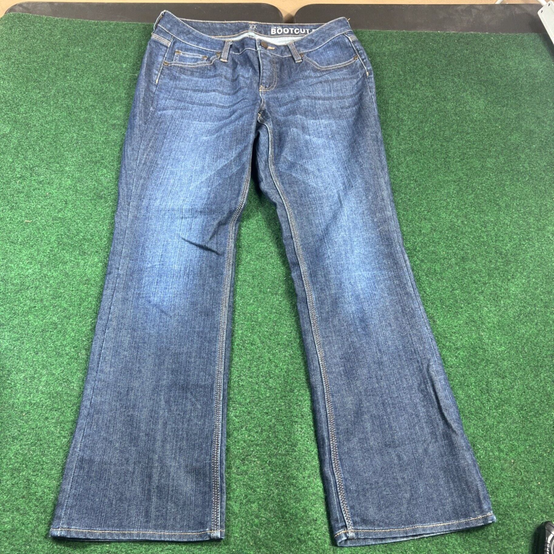 Vintage NY&C Low-rise Bootcut Curvy Jeans Womens Size 12 32x30 Flare Leg Med Wash Size 34" / US 12 / IT 48 - 1 Thumbnail