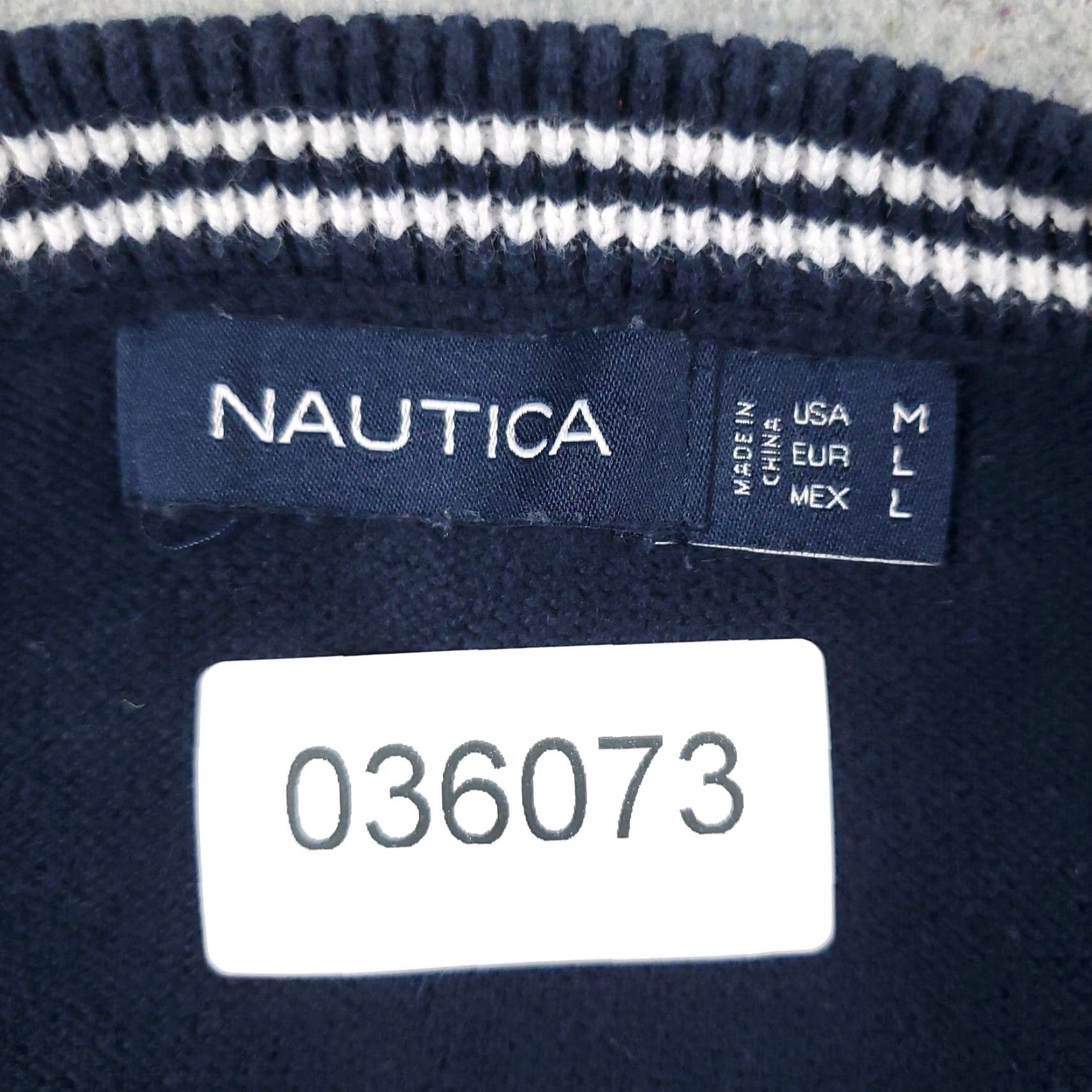 Nautica Nautica Mens Medium Blue Casual Pullover Sweater Sweatshirt Size US M / EU 48-50 / 2 - 8 Thumbnail