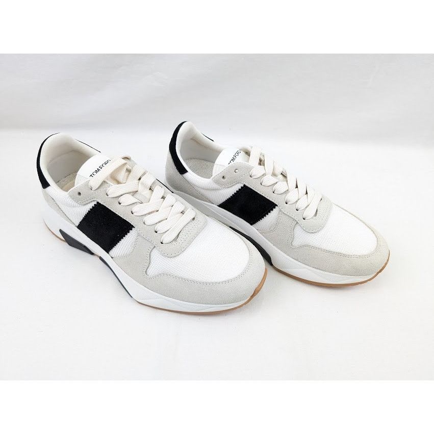 Tom Ford o1rshd1 Low-Top Sneakers in White/Black Size US 9 / EU 42 - 13 Thumbnail