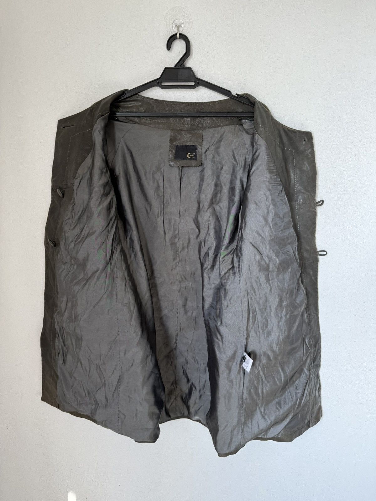 Just Cavalli JUST CAVALLI LAMB LEATHER JACKET SUN FADED STYLE ABSTRACT Size M / US 6-8 / IT 42-44 - 9 Thumbnail