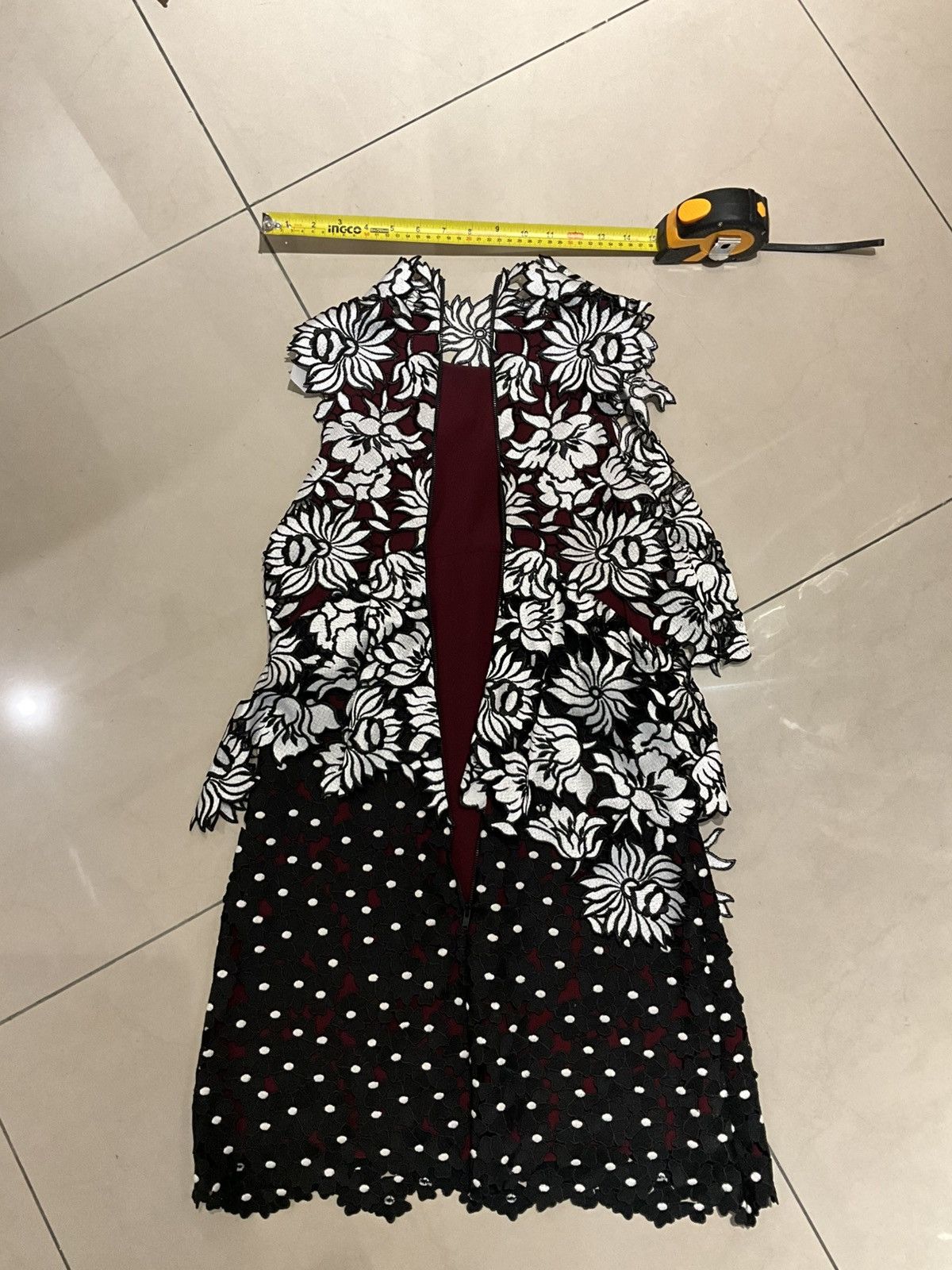 Self-Portrait Floral Lace Dress Self Portrait Size S / US 4 / IT 40 - 6 Thumbnail