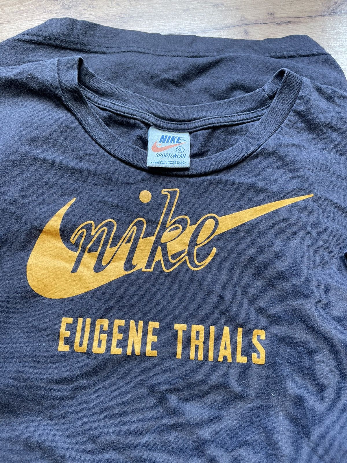 Nike × Vintage 90’s Nike Limited Issue Eugene Trials Vintage big logo Size US XL / EU 56 / 4 - 6 Thumbnail