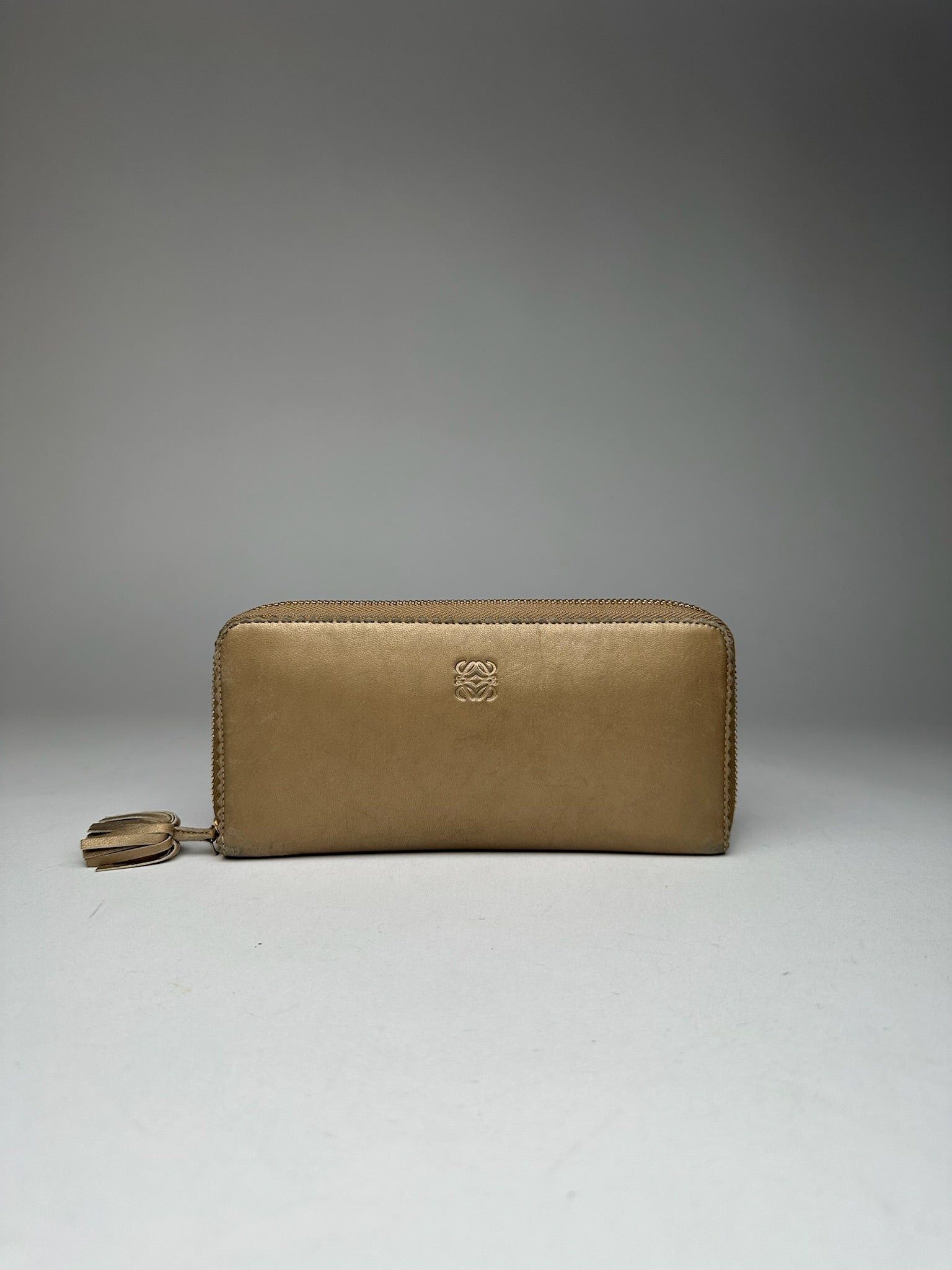 Loewe Vintage Madrid Leather Wallet gols Size ONE SIZE - 1 Thumbnail