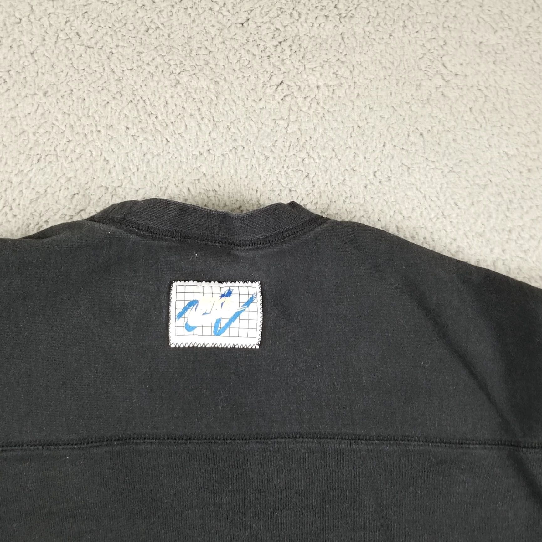 Nike Nike Sportswear Black Crew Sweatshirt Women Medium Casual Athleisure Graphic Print Size M / US 6-8 / IT 42-44 - 7 Thumbnail