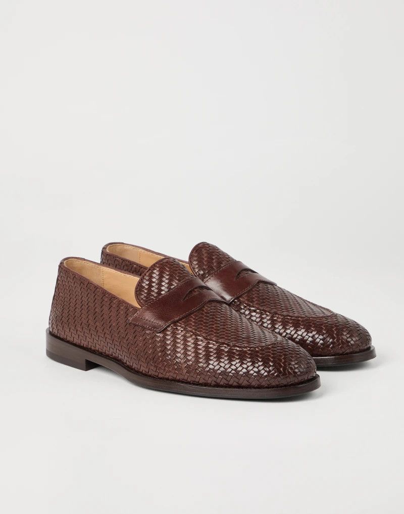 Brunello Cucinelli o1la1rc1a0425 Loafer in Brown Size US 10 / EU 43 - 1 Thumbnail