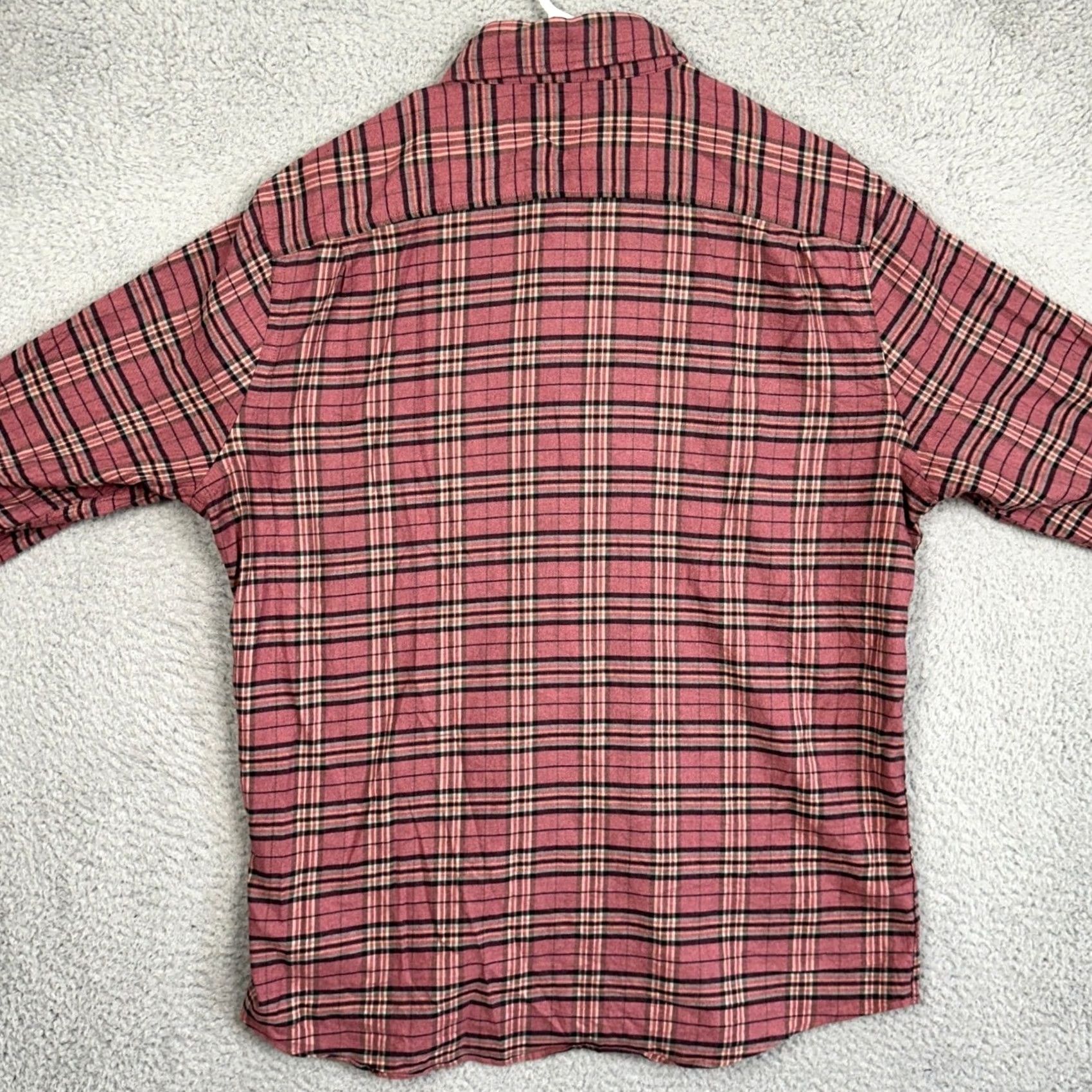 Faherty Faherty Shirt Men L Button-Up Plaid Red Burgundy Navy Long Sleeve Button-Down Collar Casual Workwear Size US L / EU 52-54 / 3 - 2 Thumbnail