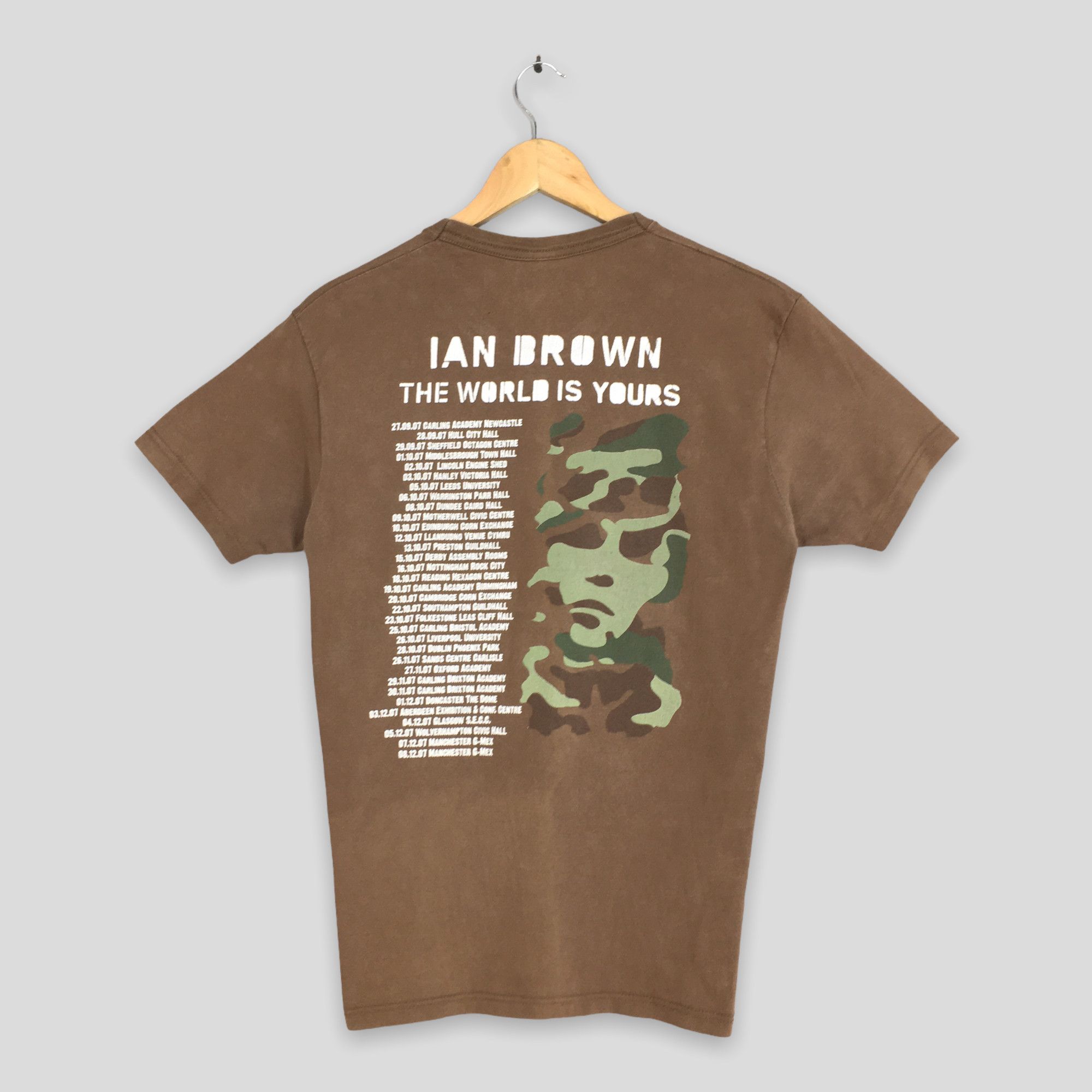 Stone Rose × THE WORLD IS YOURS Vintage Y2K Ian Brown The World Is Yours T shirt Small Size US S / EU 44-46 / 1 - 5 Thumbnail