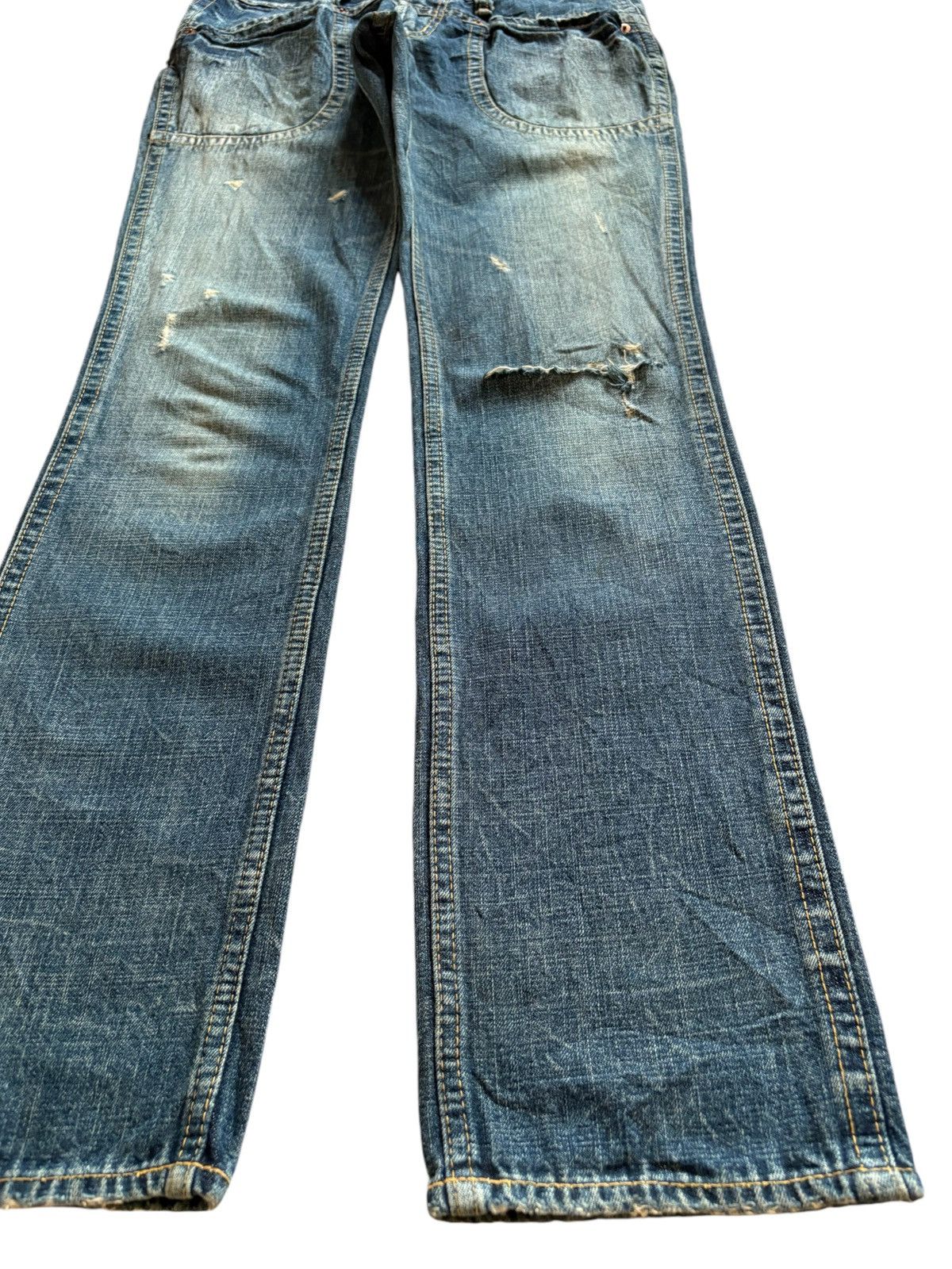 Japanese Brand Vintage Japanese Brand Mud Wash Distressed Jeans Size US 31 - 7 Thumbnail