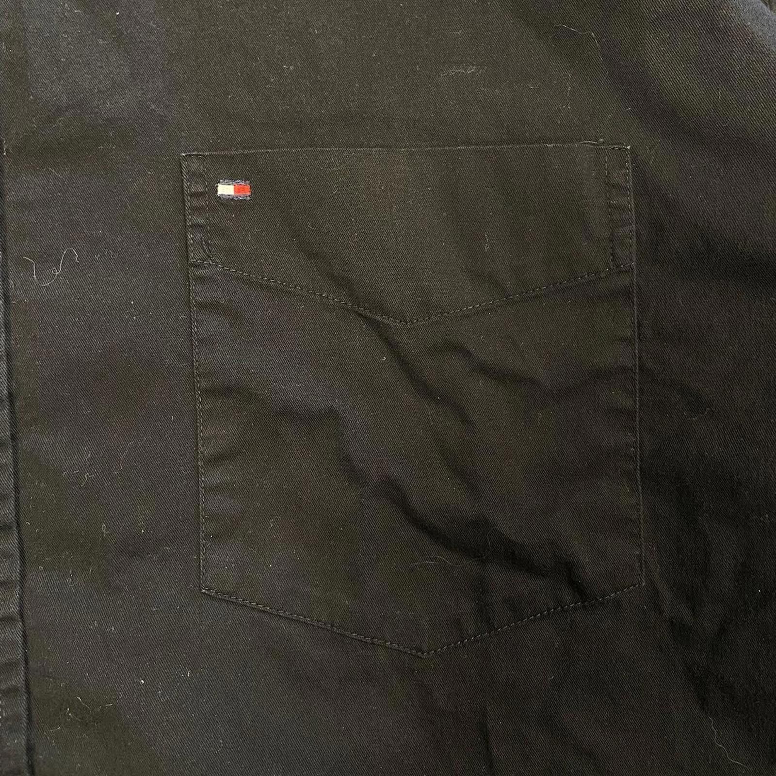 Tommy Hilfiger Cropped Boxy Black Tommy Button Up Size US XL / EU 56 / 4 - 3 Thumbnail