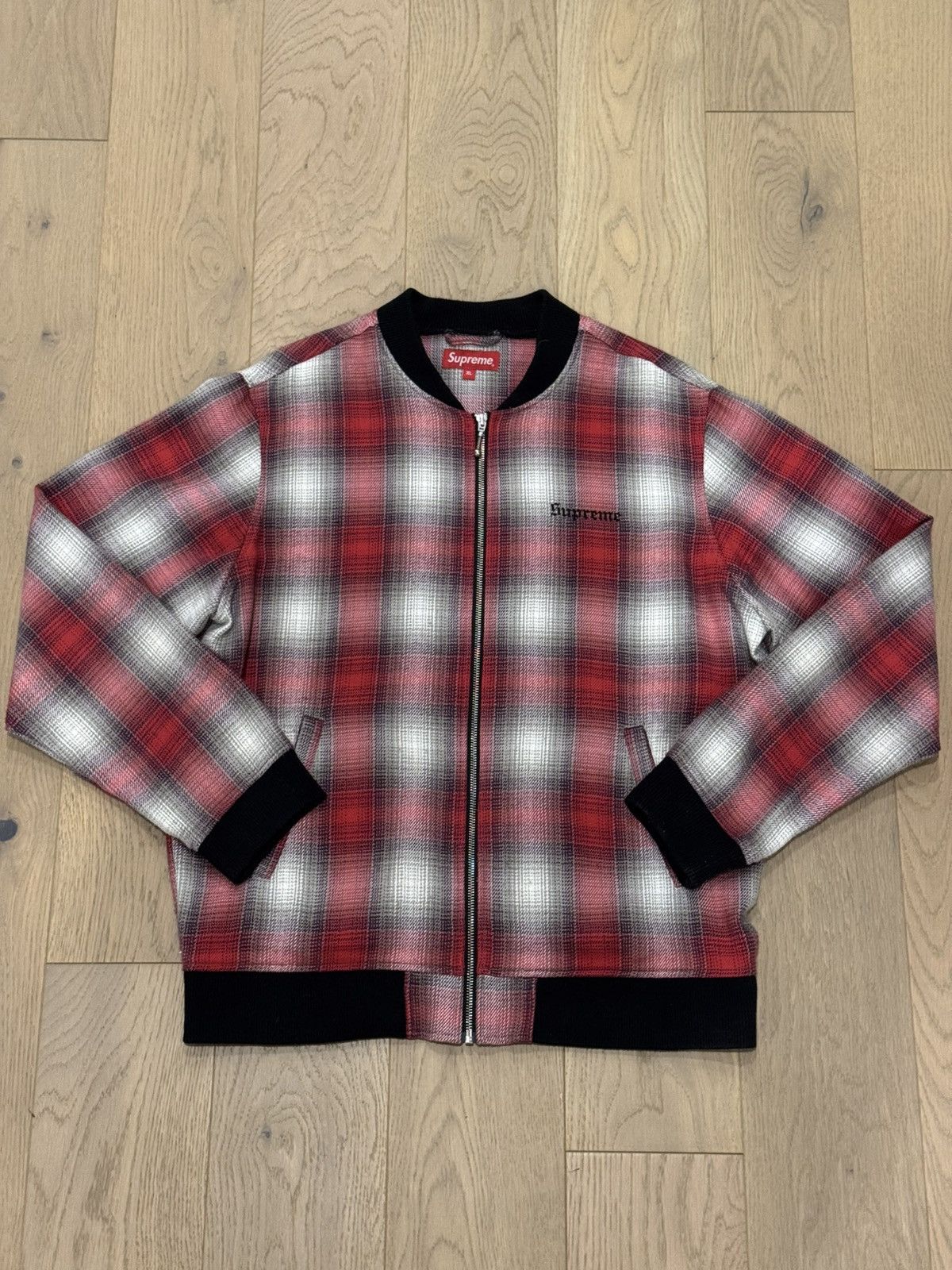 Supreme Plaid Bomber | Grailed