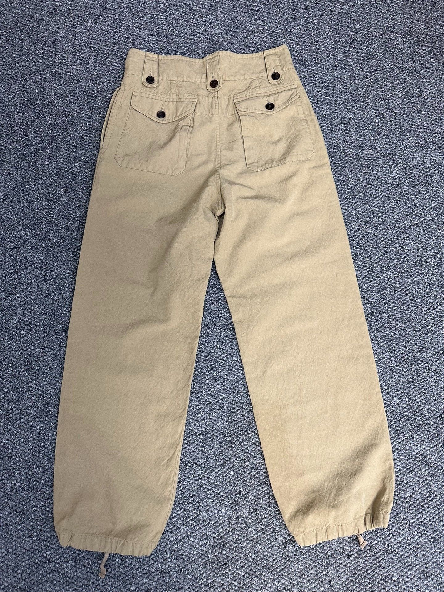 Visvim visvim cornel wool-linen relaxed high waist trousers Size US 28 / EU 44 - 3 Thumbnail