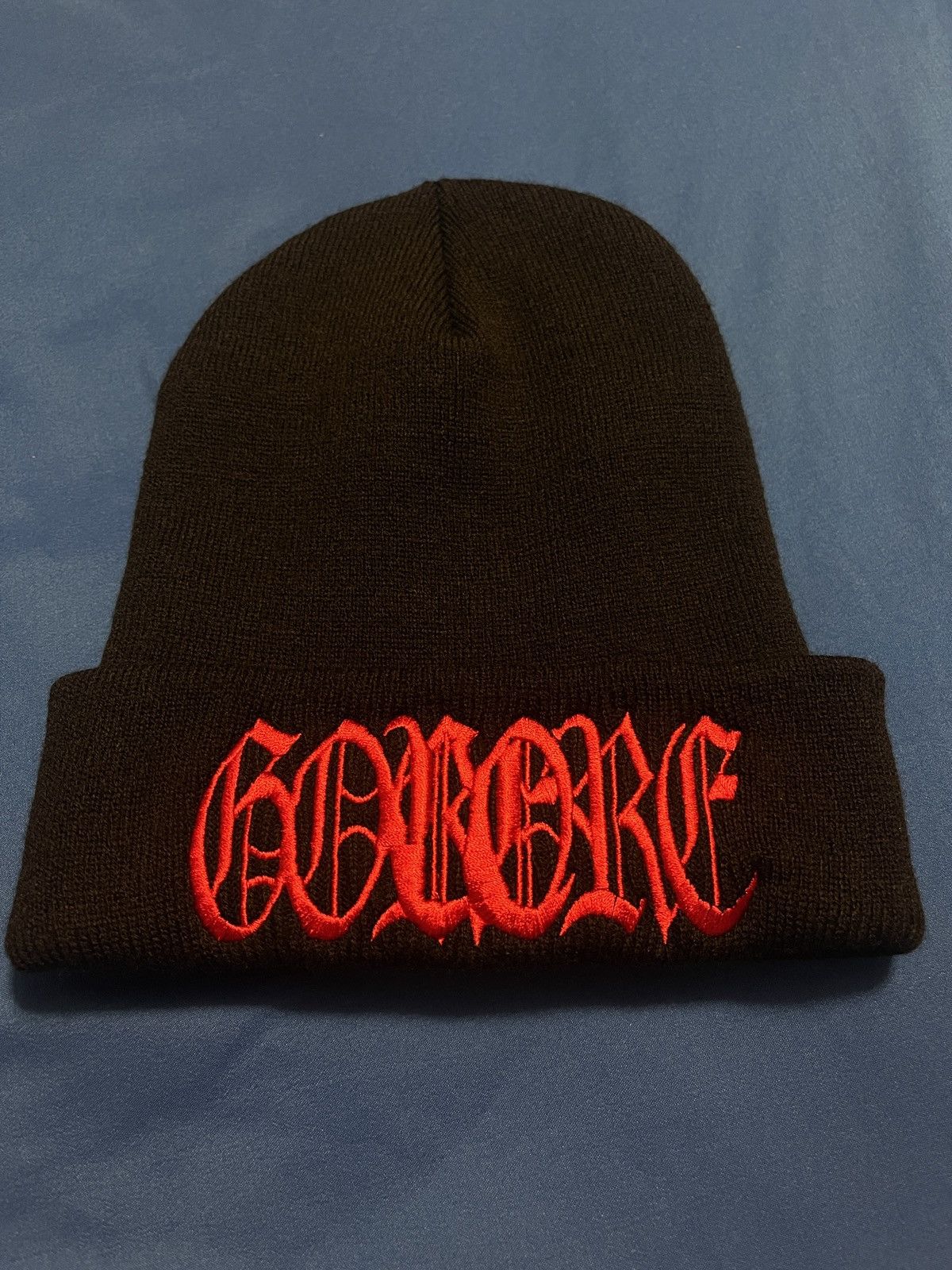Playboi Carti Ken Carson AGC Tour Merch Beanie Red GoreCore Cross | Grailed