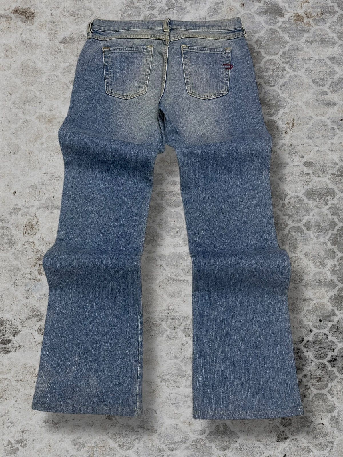 Diesel Vintage Authentic Designer Diesel Flared Blue Denim Size US 28 / EU 44 - 9 Thumbnail