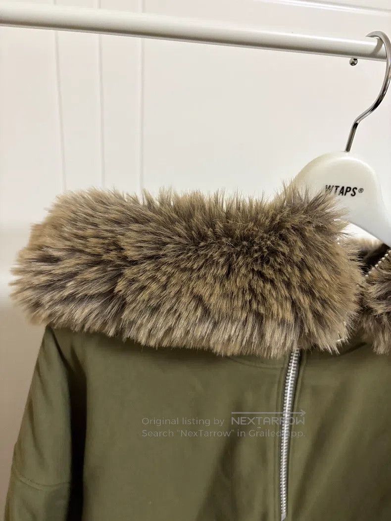 Wtaps Wtaps Capless jacket with half zipper and fur collar Size US XL / EU 56 / 4 - 2 Thumbnail