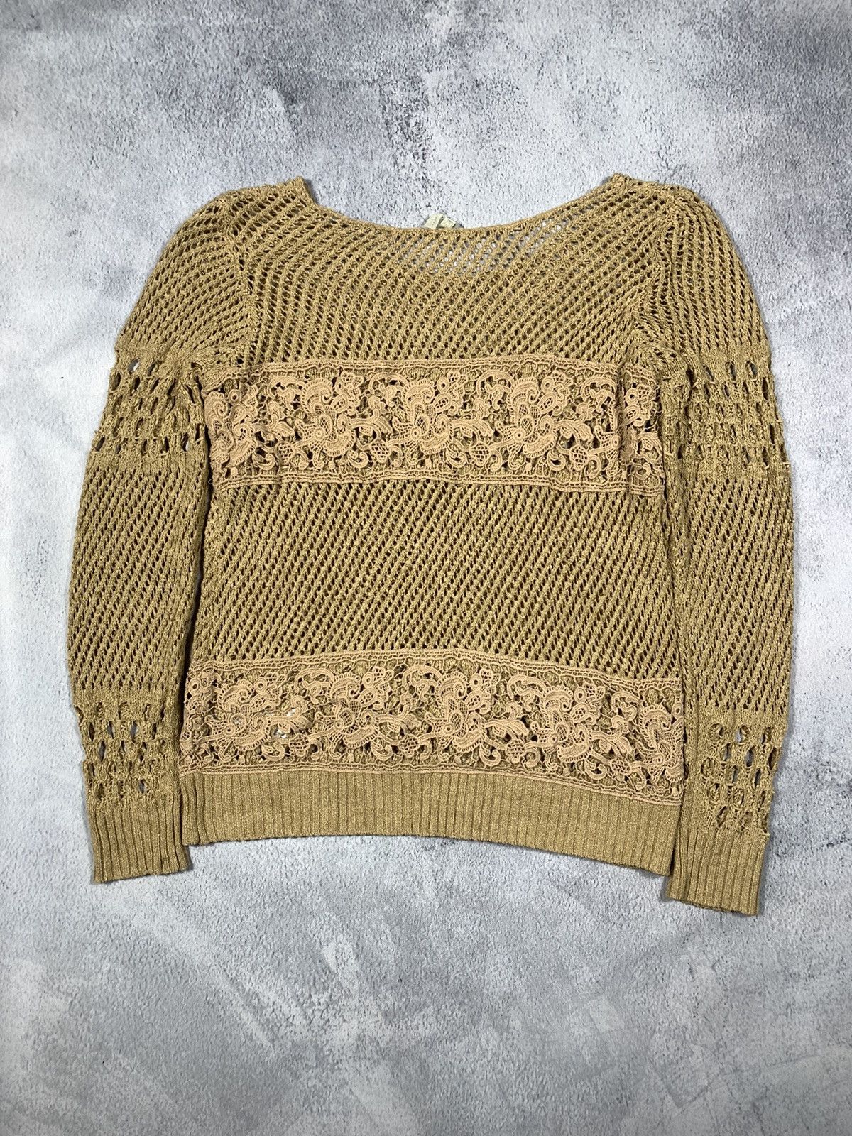 20471120 × Japanese Brand Vintage Guess mesh long sleeve opium gothic size S Size S / US 4 / IT 40 - 5 Thumbnail