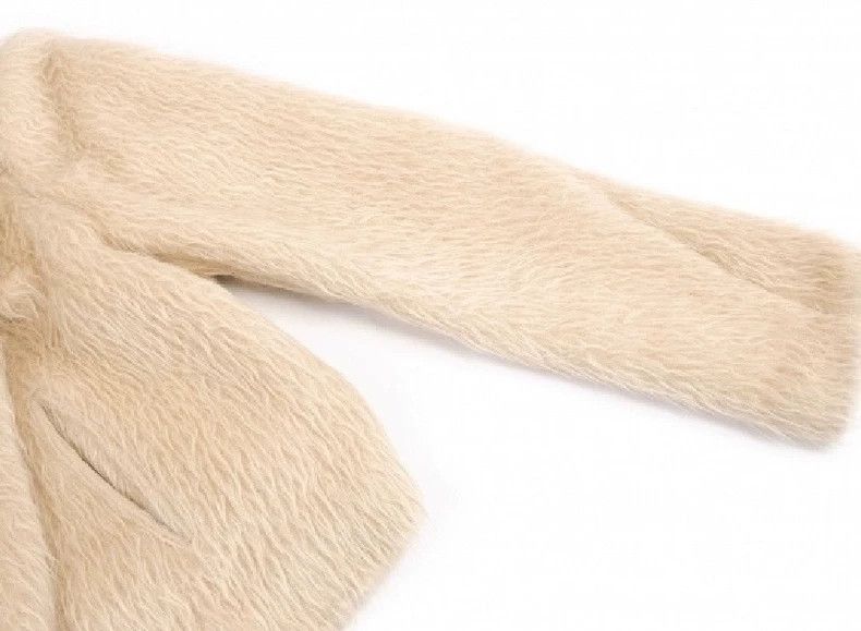 Ann Demeulemeester Ann Demeulemeester beige alpaca coat-2506 Size US M / EU 48-50 / 2 - 7 Thumbnail
