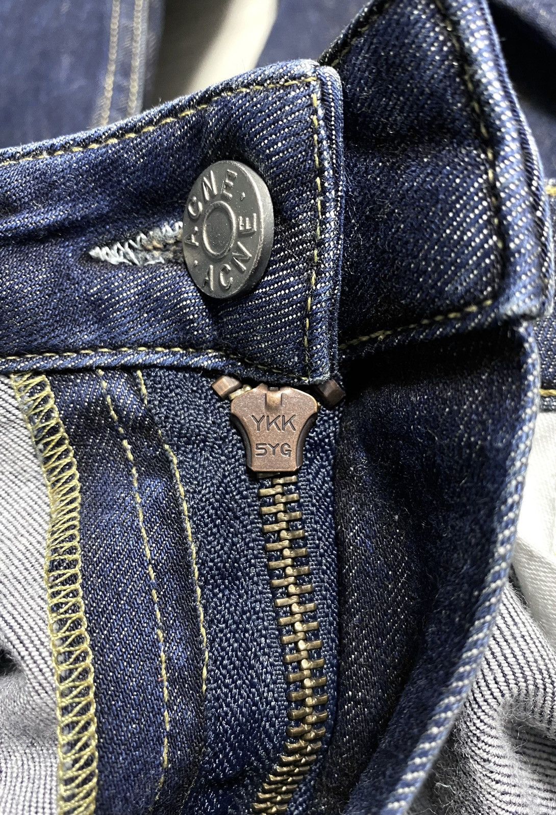 Acne Studios Women's Vintage Acne Studios Flex Wet Blue Jeans Denim Slim Size 27" / US 4 / IT 40 - 21 Thumbnail