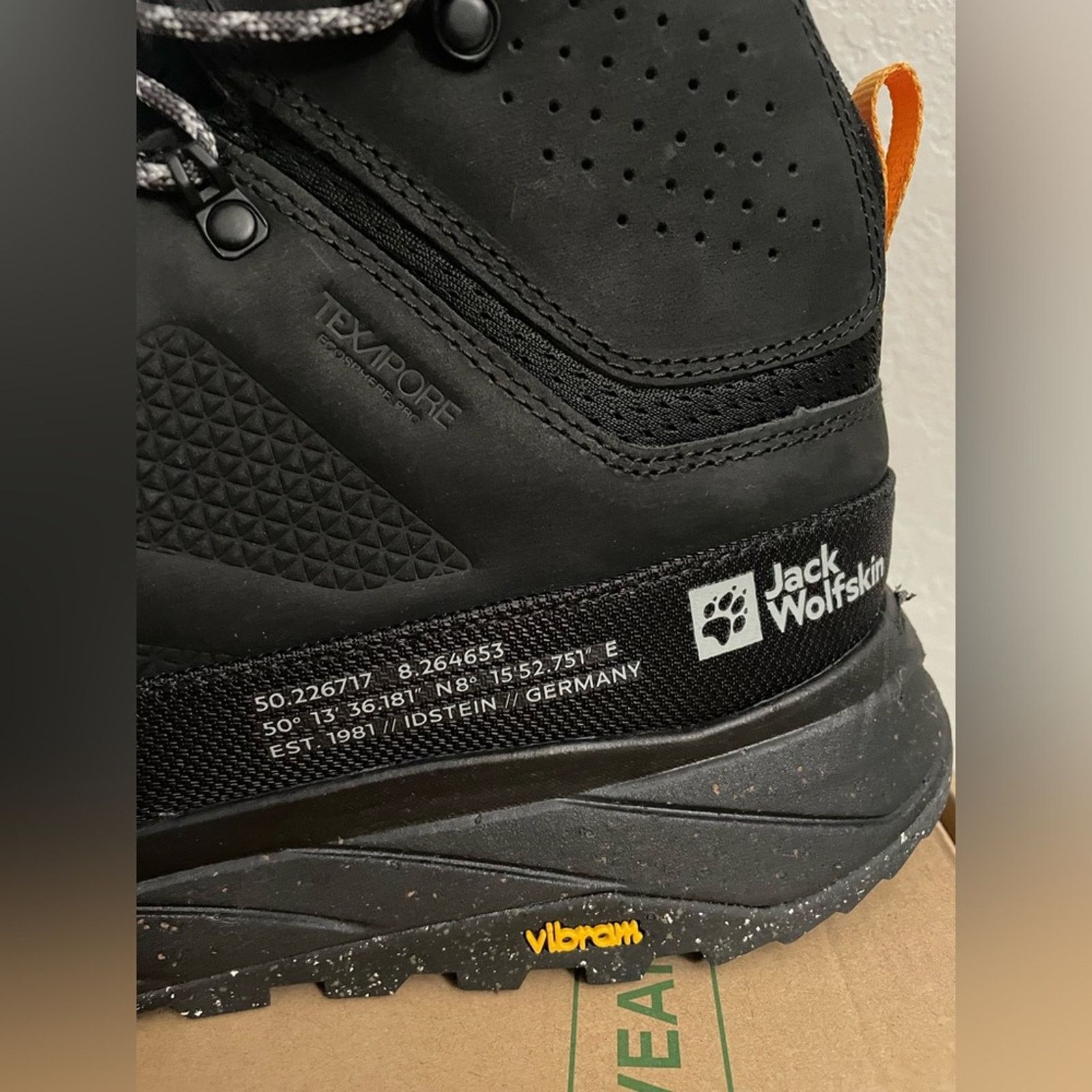 Vintage Jack Wolfskin Terraquest Texapore Hiking Shoe Black Men 11.5 Size US 11.5 / EU 44-45 - 5 Thumbnail