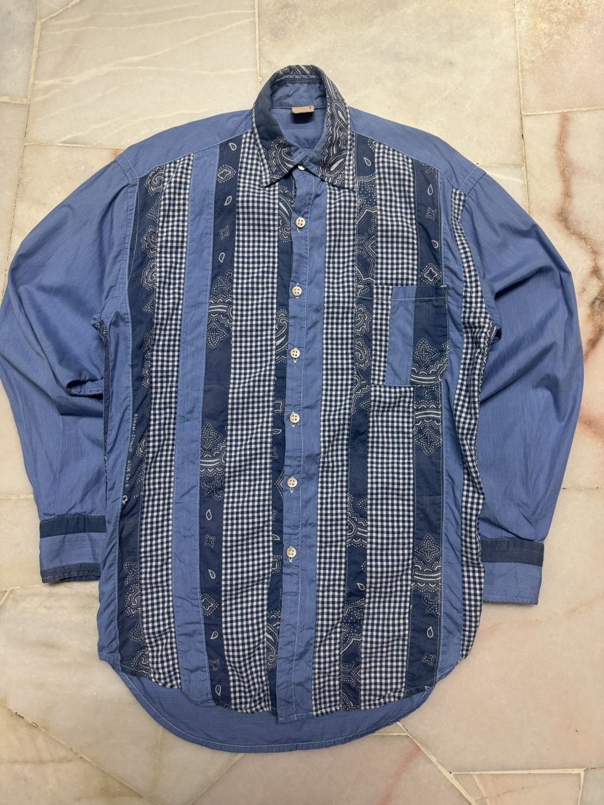 45rpm 45RPM STUDIO JAPAN PEISLEY PATHWORK SHIRT RARE STYLE Size US S / EU 44-46 / 1 - 7 Thumbnail