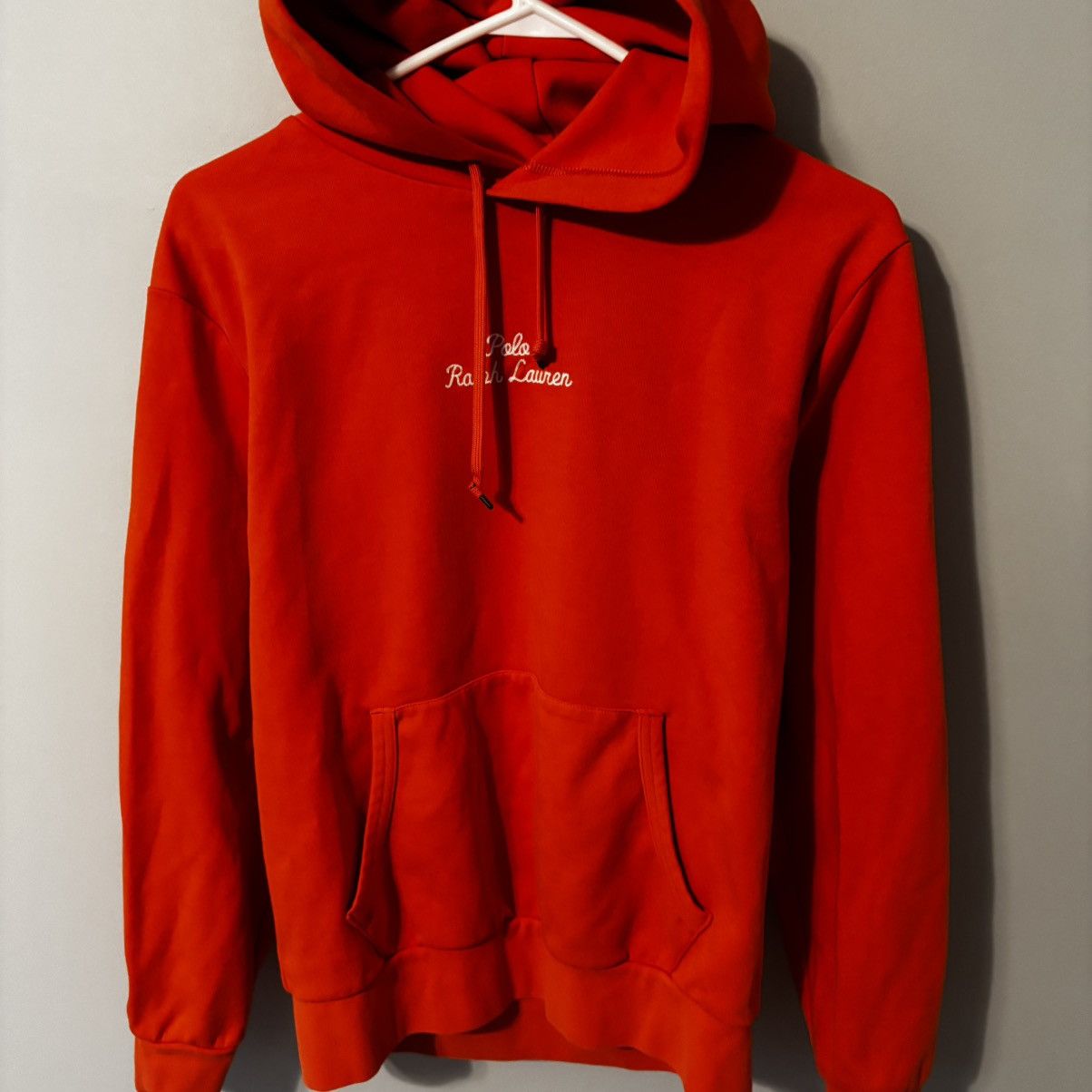 Polo Ralph Lauren Polo Ralph Lauren Men's Orange Logo Script Hoodie Size US S / EU 44-46 / 1 - 1 Thumbnail