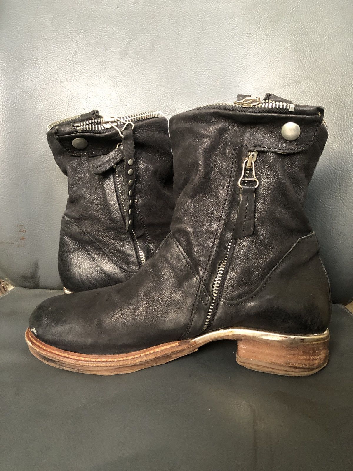 A.S.98 A.S 98 Black Calfskin Leather Women’s Boots Size 37 Size US 6.5 / IT 36.5 - 8 Thumbnail