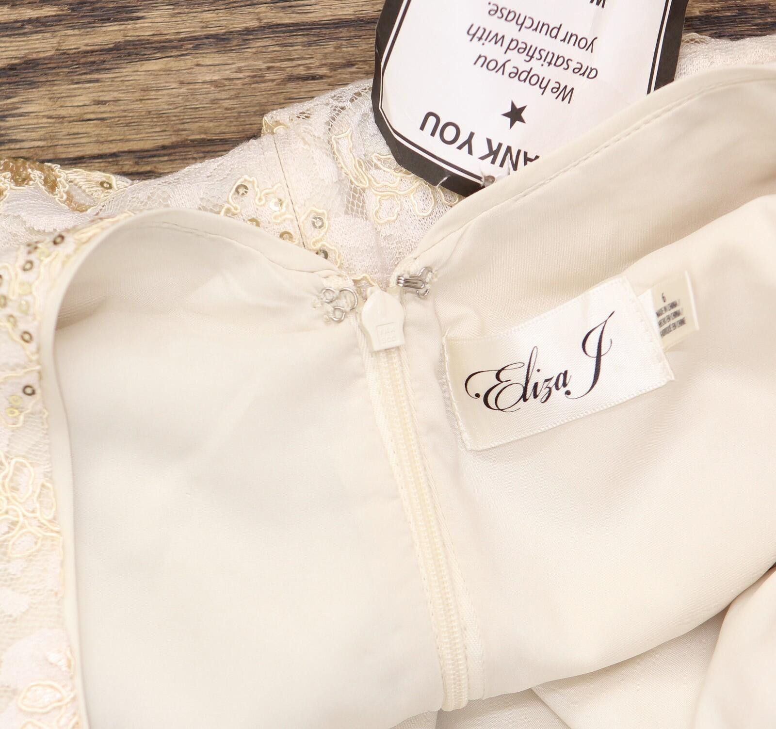 Other Eliza J Puff-shoulder Dress Ej4m3436 Ivory Off White 6 Size M / US 6-8 / IT 42-44 - 4 Thumbnail