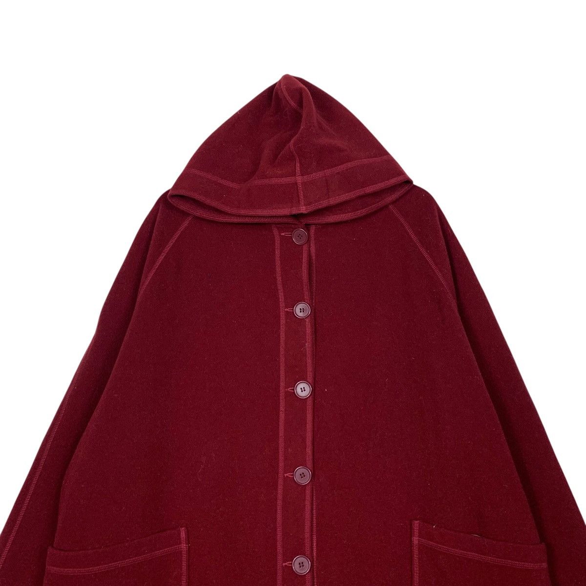 Benetton United Colors of Benetton Oversized Long Coat #2135-C94 Size S / US 4 / IT 40 - 2 Thumbnail