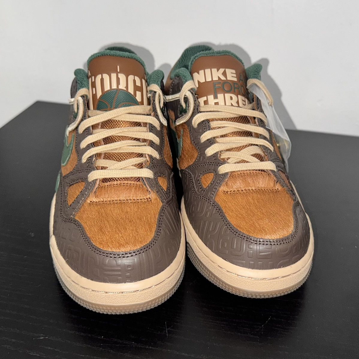 Nigo × Nike NIKE X NIGO AIR FORCE 3 LOW BAROQUE BROWN FIR HQ0260-201 Size US 10 / EU 43 - 2 Thumbnail