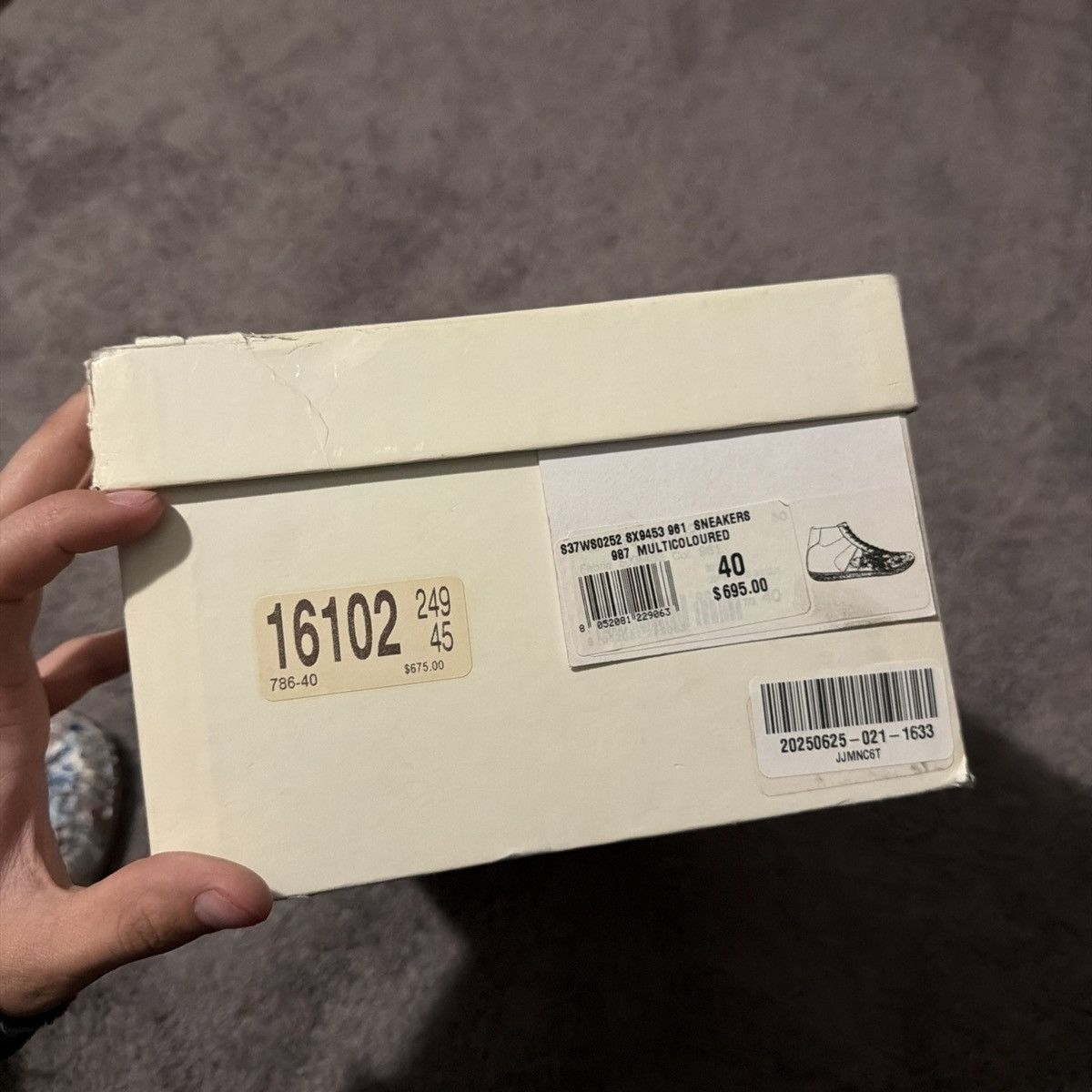 Maison Margiela Maison margiela paint splatter gats size 40 Size US 7 / EU 40 - 8 Thumbnail