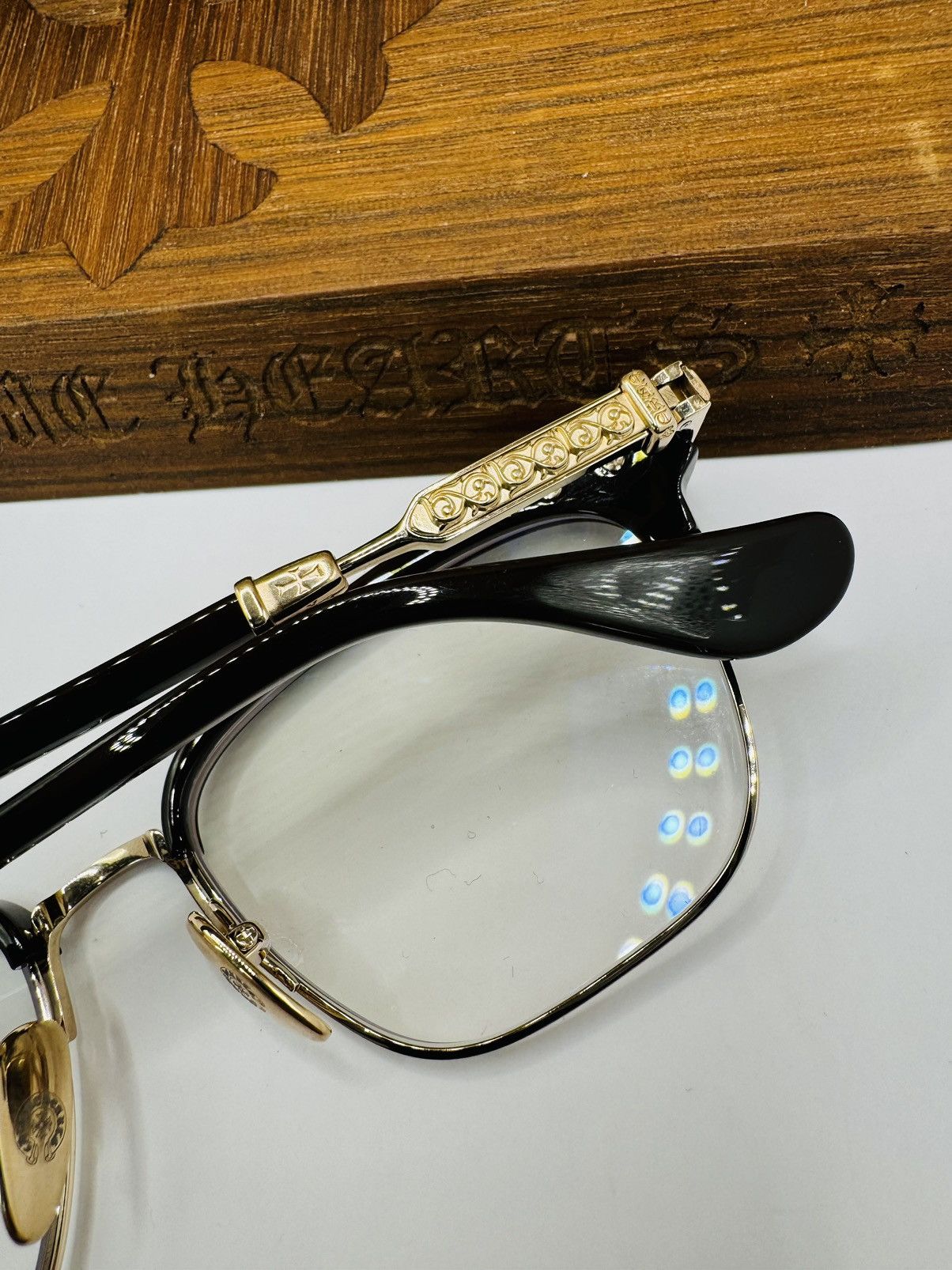 Chrome Hearts Chrome Hearts Vertical Smile 2 Glasses Size ONE SIZE - 2 Thumbnail