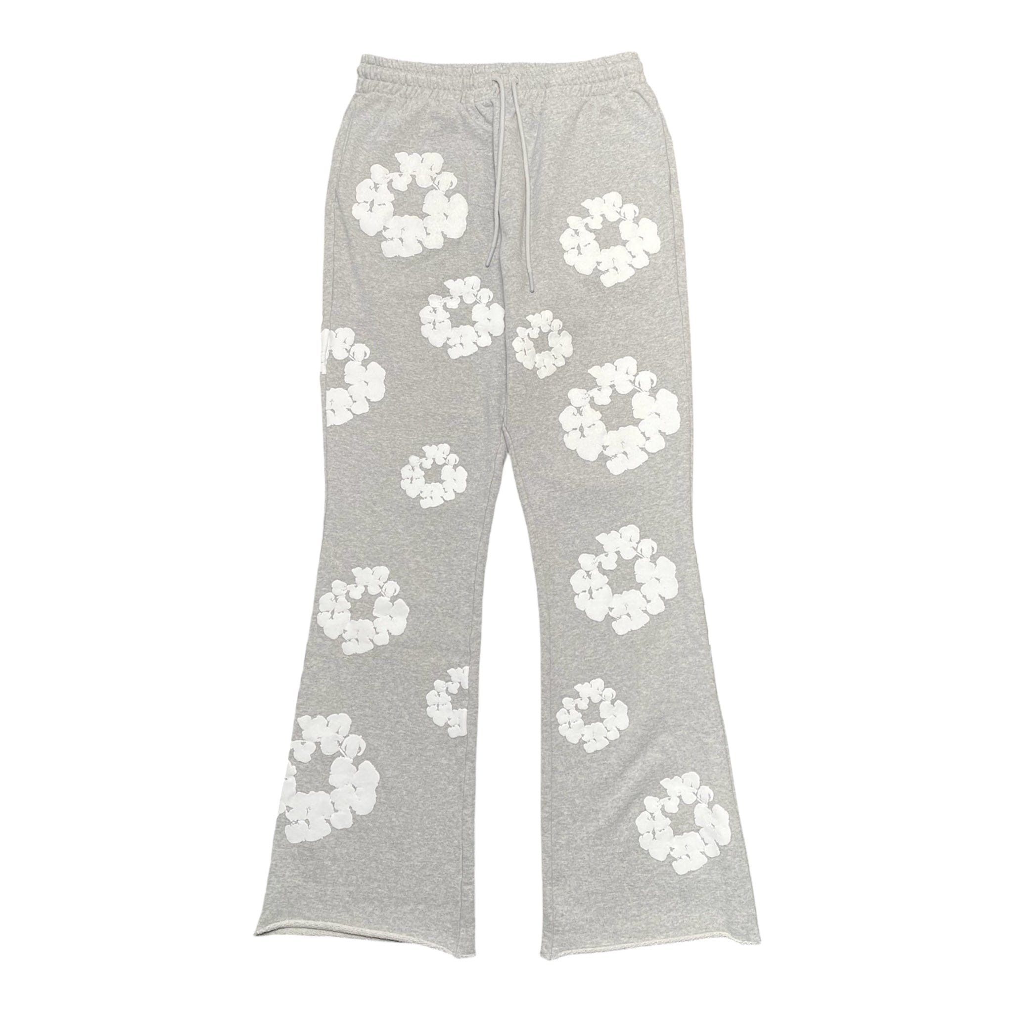 DENIM TEARS x Readymade The Cotton Wreath Flare Sweatpants Grey Size US 36 / EU 52 - 1 Thumbnail