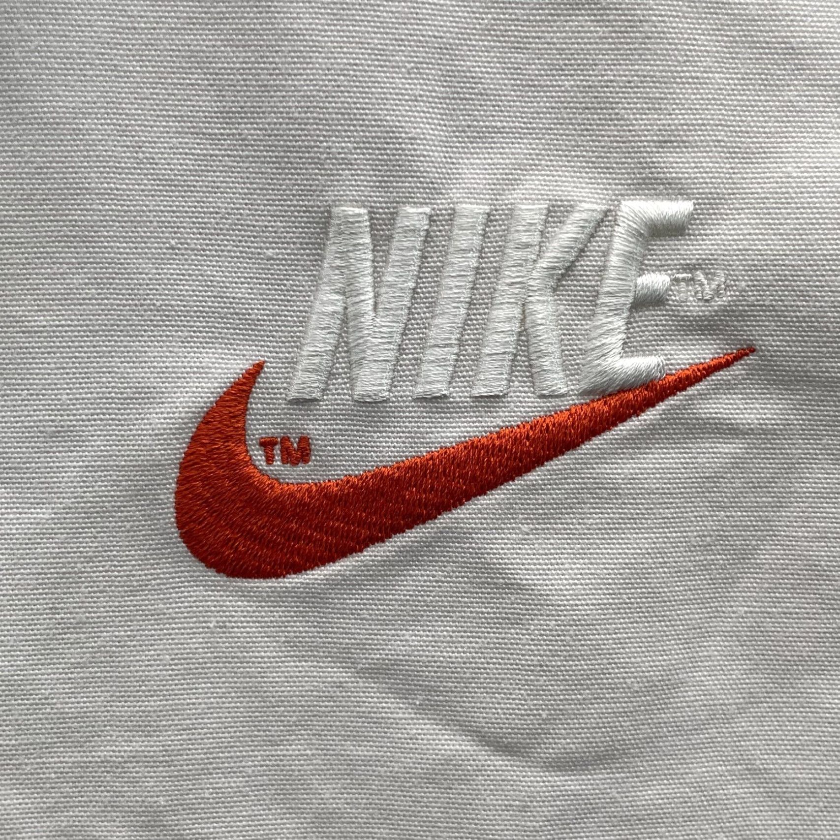 Nike Nike Polo Large Boxy Overshirt Heavy Canvas Retro 90s Sport Skate Y2k Streetwear Polo Shirt Mens L Ivory Size US L / EU 52-54 / 3 - 4 Thumbnail